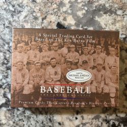 Baseball Ken Burns Premium Card Set w/ Michael Jordan Card 1994 Upper Deck