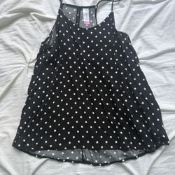 No Boundaries Polka Dot Tank Top