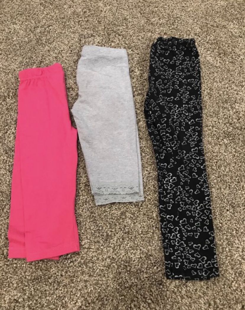 Toddler Girls 3T leggings lot