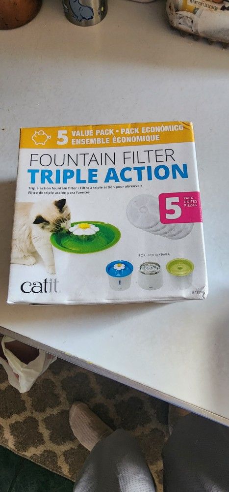 Catit Fountain Filter Triple Action