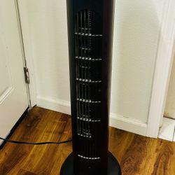 40" Oscillating Tower Fan 3 Speed Wide Air Distribution 