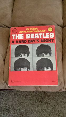 The Beatles A Hard Days Night Song And Picture Book