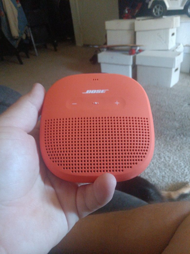 Orange Bose Speaker