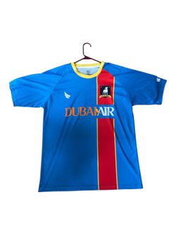 Ted Lasso AFC Richmond Soccer Jersey Dubai Air Blue Cosplay Men's XL #1
