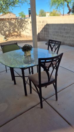 Glass Top Dining / Patio Table