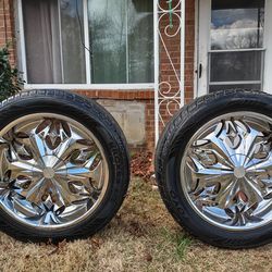 22 Inch Fire Luxury Lexani Rims