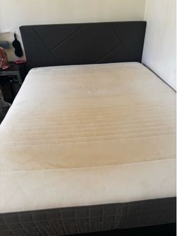 Full ikea mattress and bed frame