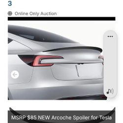 Arcoche Spoiler for Tesla Model 3