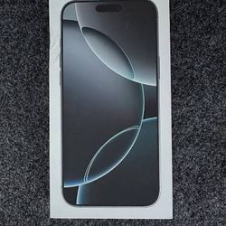 Sealed 16 Pro Max 256 Gb 