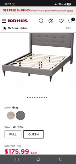 NEW IN BOXES  Bed and Headboard together  dark brown