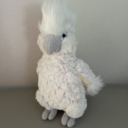 Cream Plush Cockatoo 12” By Mary Meyer- Excellent Condition 