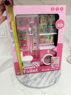 Toilet Playset Barbie Size 