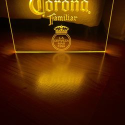 CORONA FAMILIAR LED NEON LIGHT SIGN 8x12