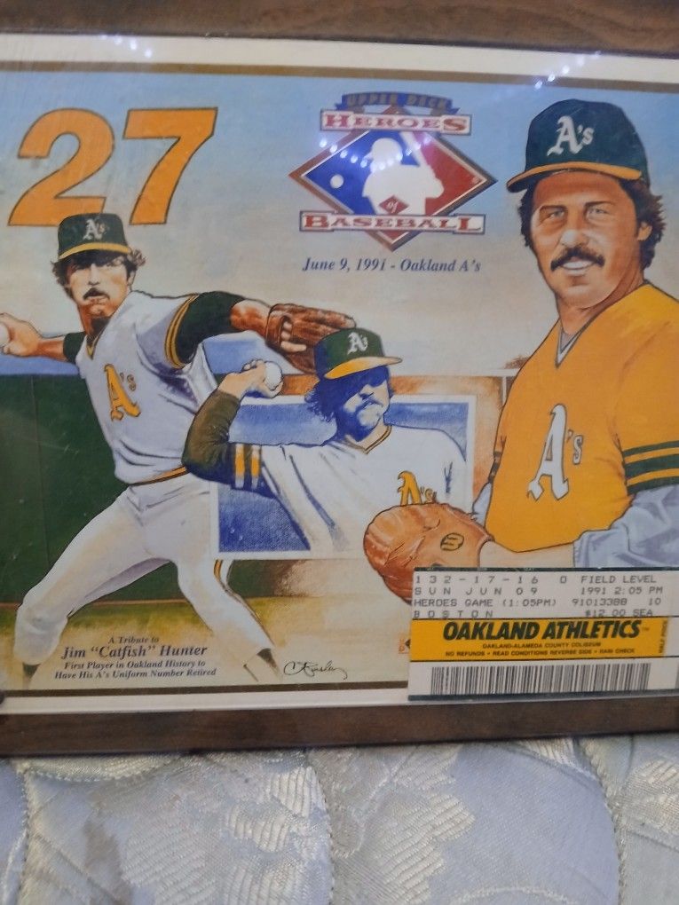 Vintage Okland A'S Poster