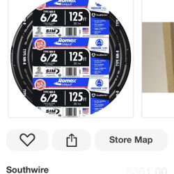 Southwire 6/2-125ft. Romex Wire