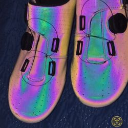Spinning Shoes Size 40 ,floresent And Reflective