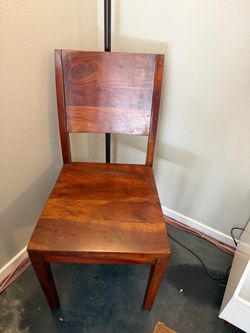 Real Acacia Wood Chair