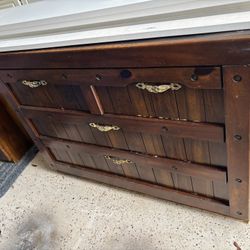 Night Stands And Dresser  20 Each Real Wood 