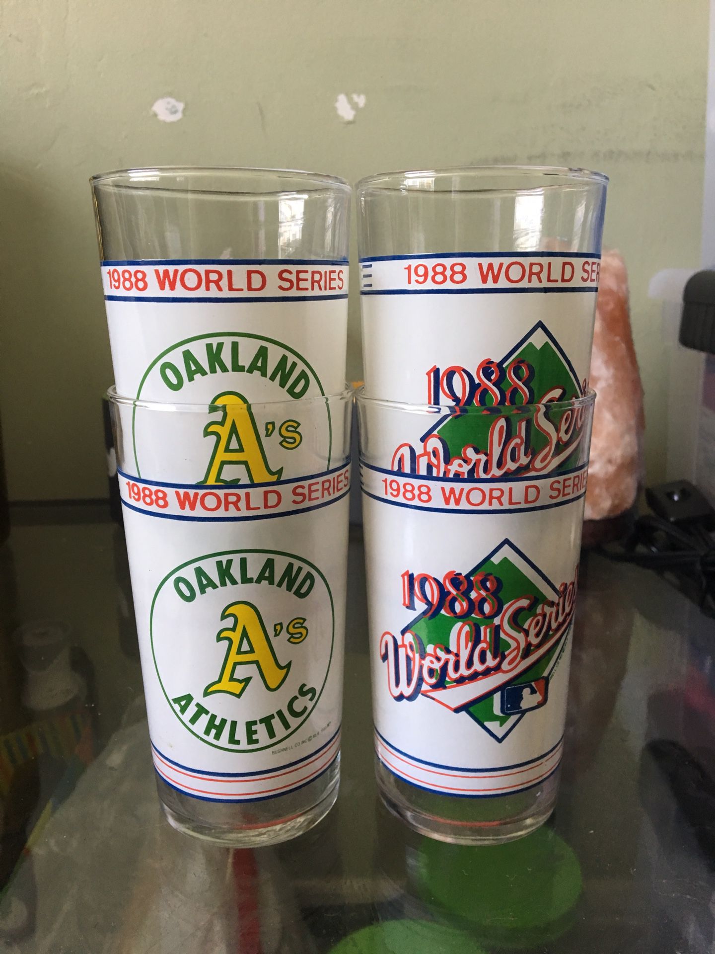 Oakland A's Collectible Glasses