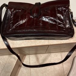 Eel Skin Leather Purse never Used