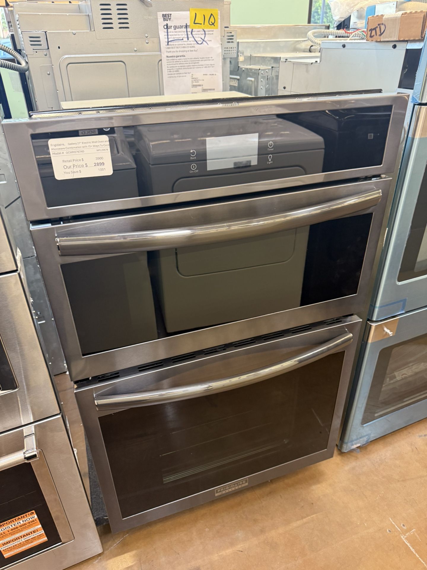 Frigidaire 27” wall oven microwave combo