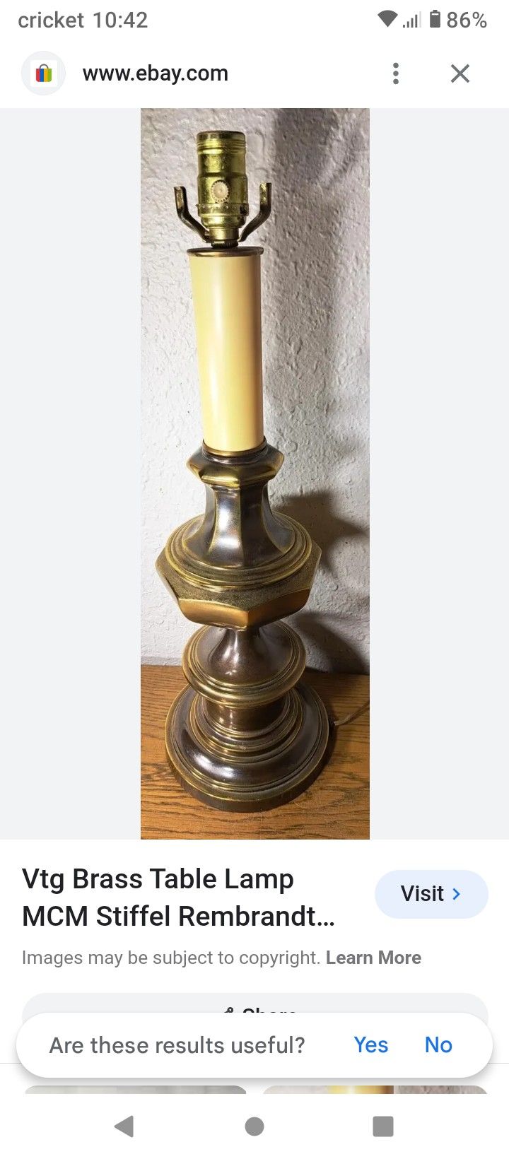 Solid Brass Lamps