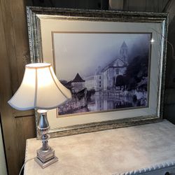 Large Framed Black / White Wall Art