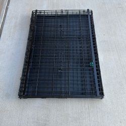 Lg Dog Kennel With Sliding Barn Door Style Doors