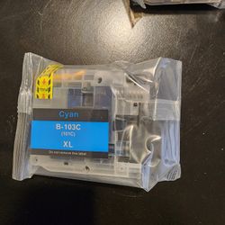 LC 103 Cyan Inkjet Printer Cartridge For Brother Printers