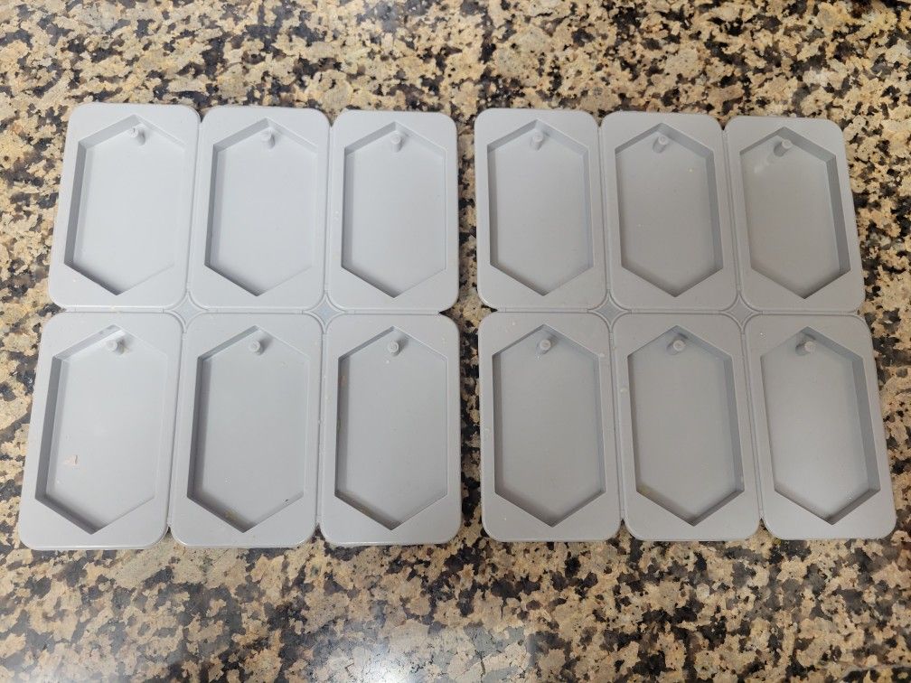 6 Grids Diamond Shape Silicone Mold