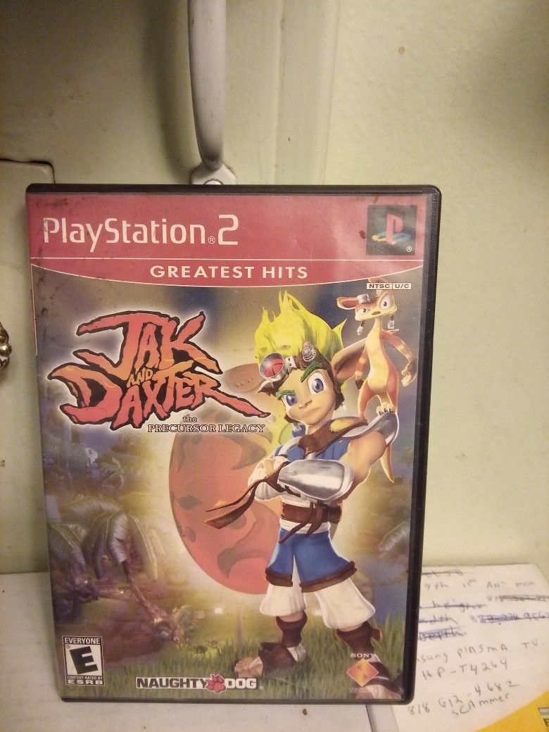 !! PS2 Jak And Daxter No Manual