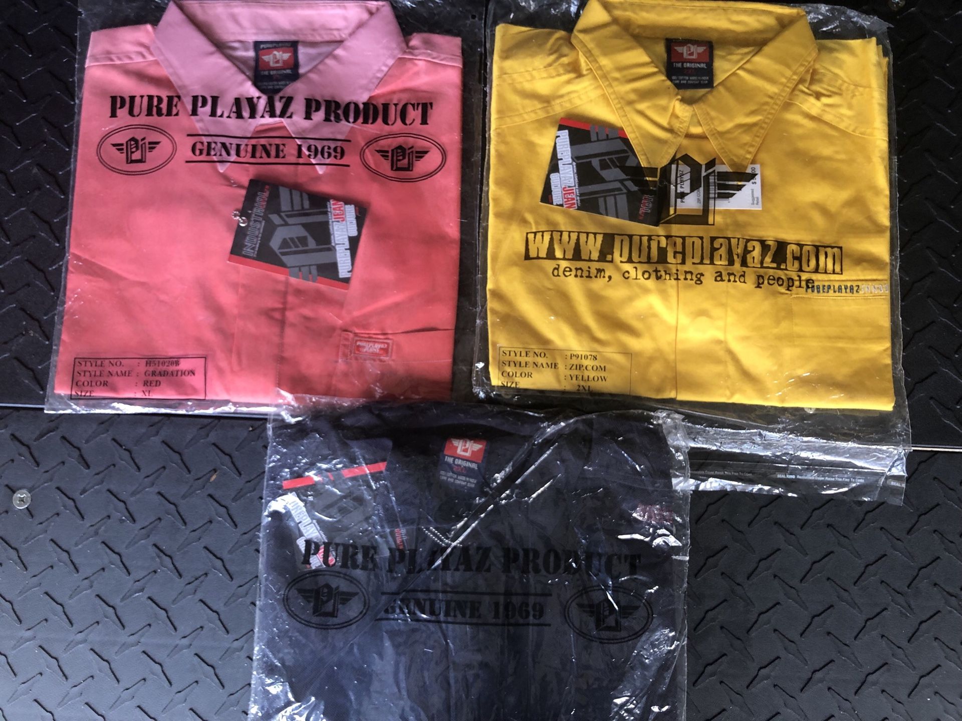 Brand new pure playaz short sleeve