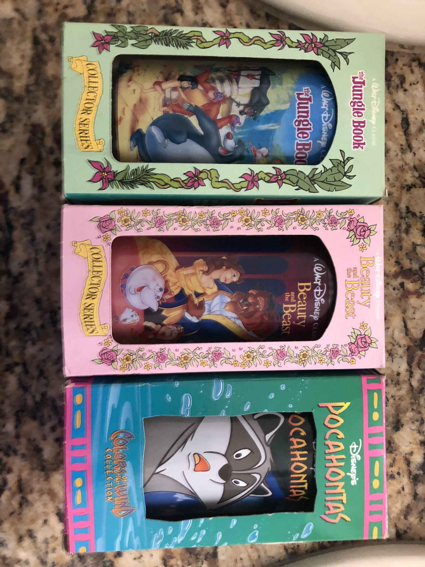 Disney Collector Series Cups