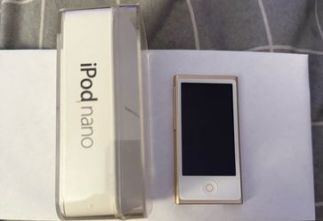 iPod nano 7th gen, 16gb,  gold
