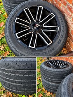 RDR Wheels with Bridgestone Dueler H/L Alenza Tires