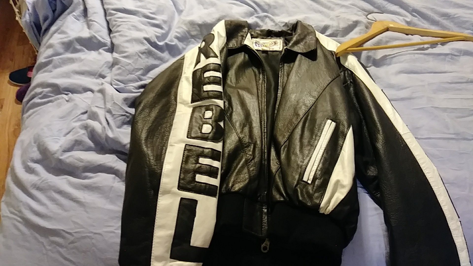 Leather jacket, ladies