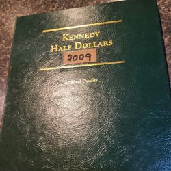 Coin Collection Book: Kennedy Half Dollars 2009