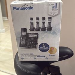 Panasonic 5 Handset And Cordless Answering Machine Digital  Bluetooth 