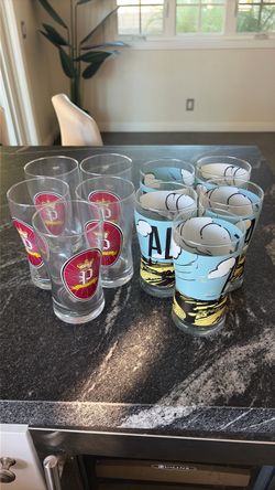 Unused pint glasses
