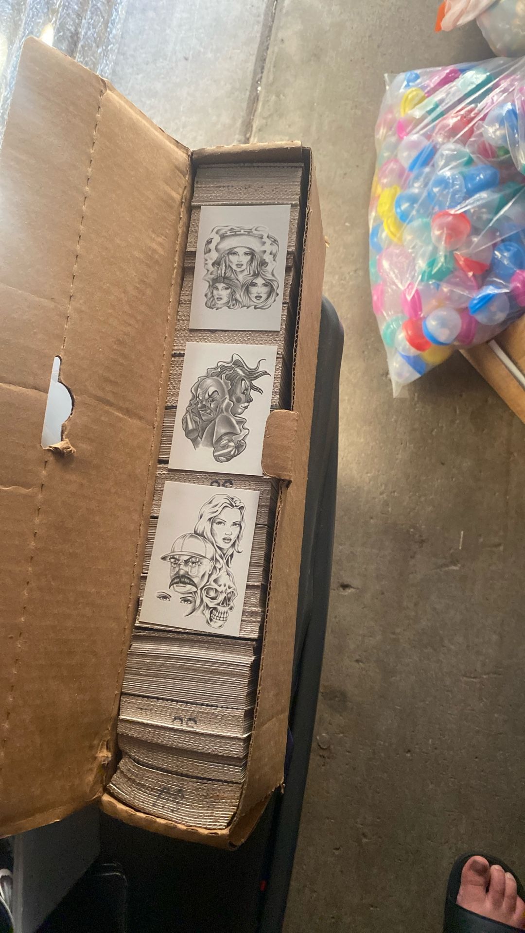 Old school, Chicano, temporary tattoos