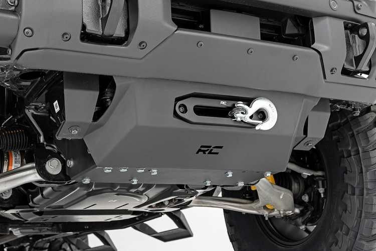 6G Bronco Rough Country Hidden Winch Mount