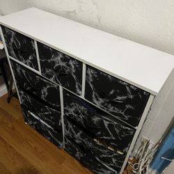 Marble Design Fabric Dresser 