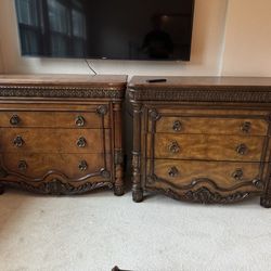 Matching Solid Wood Dressers