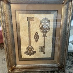 Han Painted Origina  Keys Art Work 