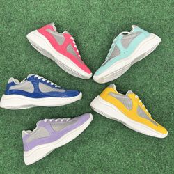 Prada America's Cup panelled sneakers