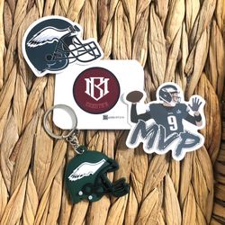 Philadelphia Eagles Keychain & Stickers