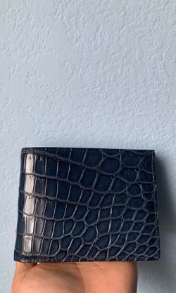 HARRIS BRAND REAL CROC WALLET MADE IN ITALY
