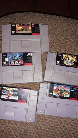 Super Nintendo games all $30