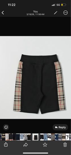 Burberry designer shorts