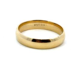 Men’s 14k Yellow Gold Wedding Band Ring Size 11 GP3050354
